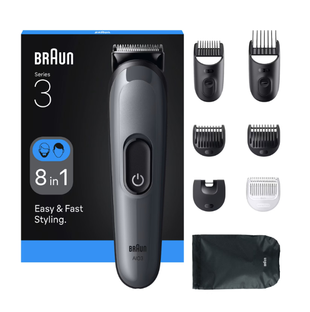 Braun Rasierer Series 3 AIO3540 Multigroomer *grau*