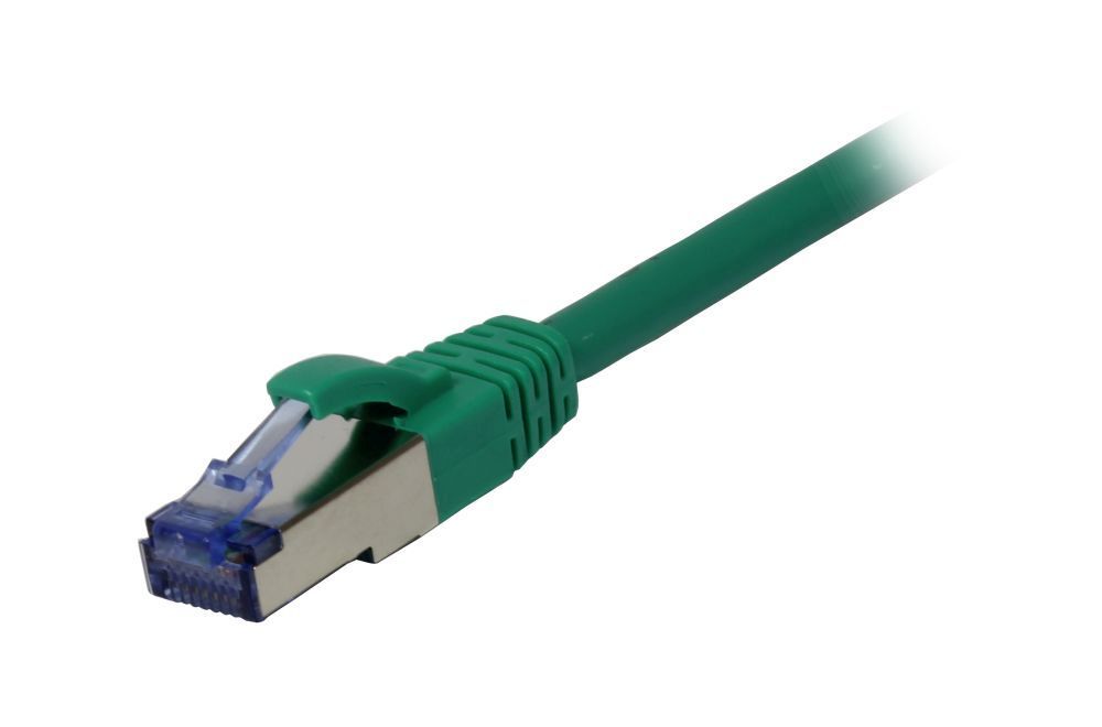 Kabel Patch-RJ45 S-STP(S/FTP) 500Mhz 10.0m CAT6A  *grün* Synergy21 AWG26