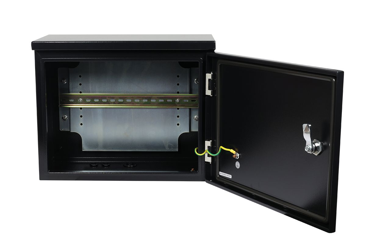 ALLNET DIN-RAIL Wandgehäuse T223mm IP55, SO-DIN-Serie *schwarz*