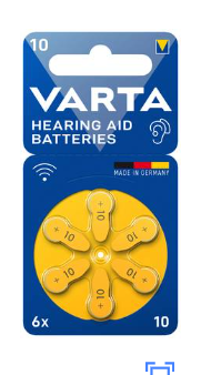 Batterie 1,45V Einwegbatterie PR70 *Varta* Zink-Luft - 6-Pack
