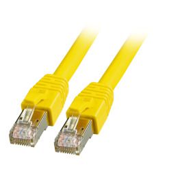 Kabel Patch-RJ45 S-STP(S/FTP) 2000Mhz 10.0m CAT8.1 *gelb* BC, LSZH