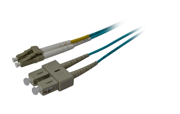 Kabel LWL-Patch  10,0m LC-SC, 50/125um,OM3, AD=3mm, *Synergy21*