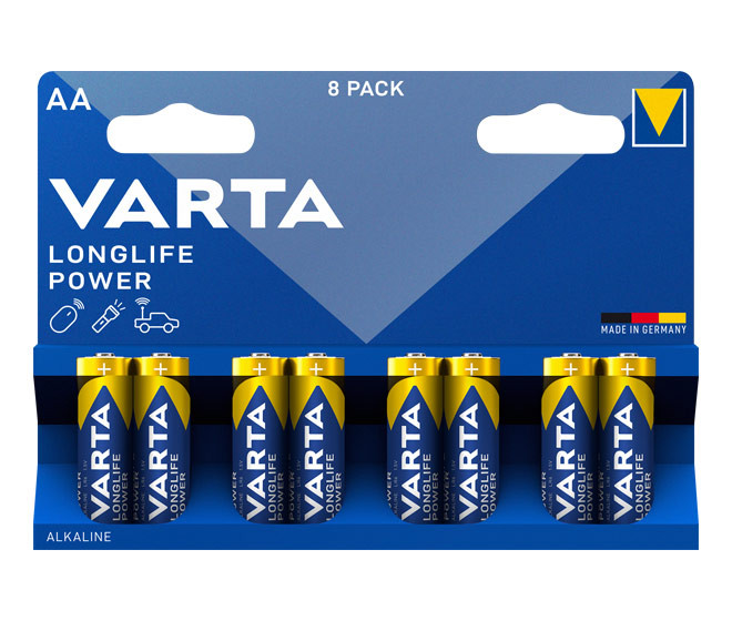 Batterie AA (LR6) 1.5V *Varta* High Energy -  8-Pack