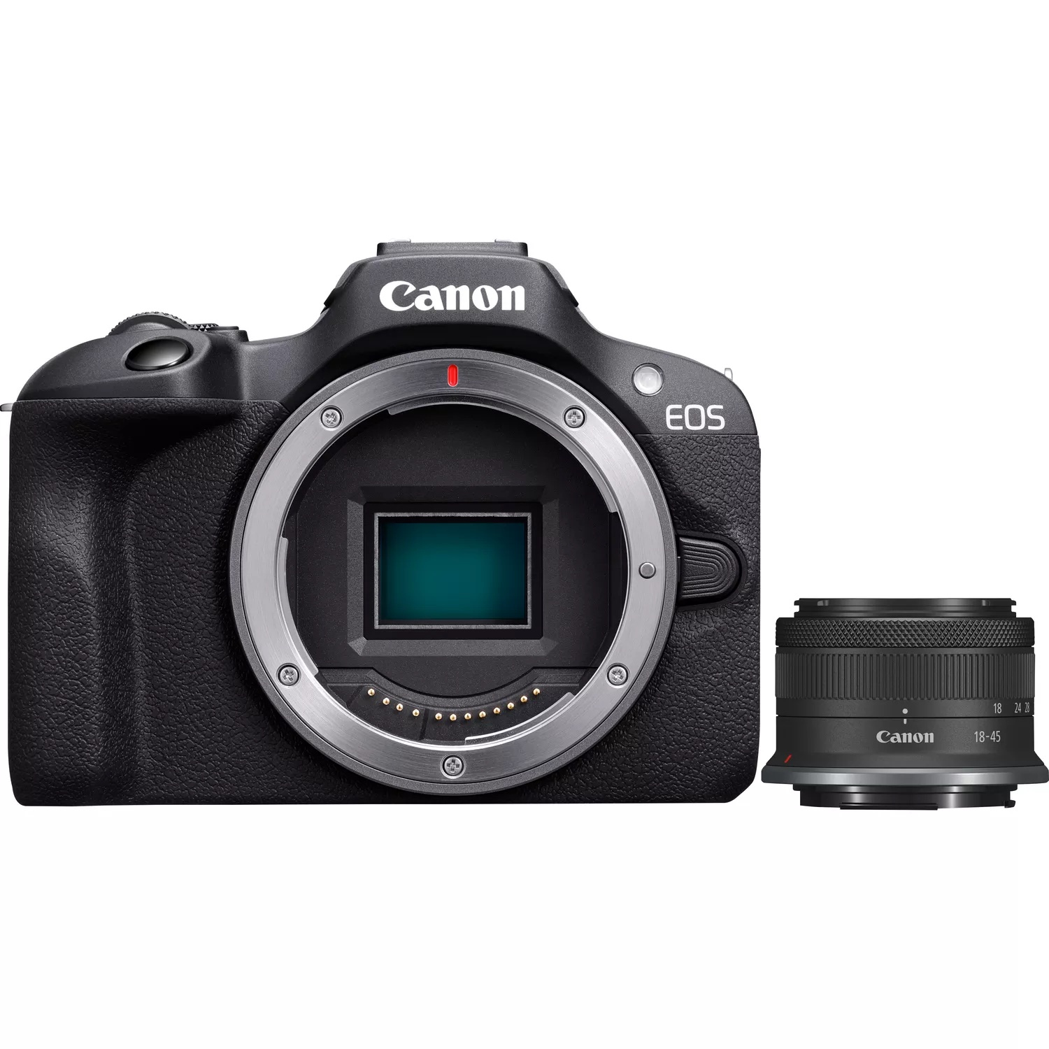 Canon Digitalkamera EOS R100 mit Objektiv RF-S 18-45mm 4.5-6.3 IS STM