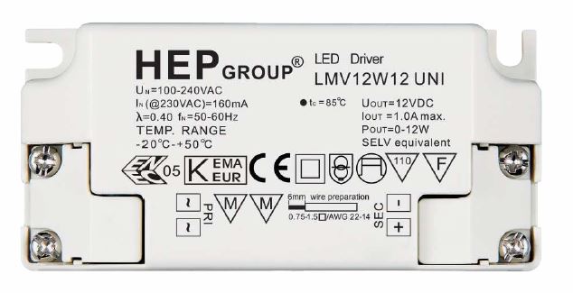 Synergy 21 LED Netzteil - 12V  12W - HEP