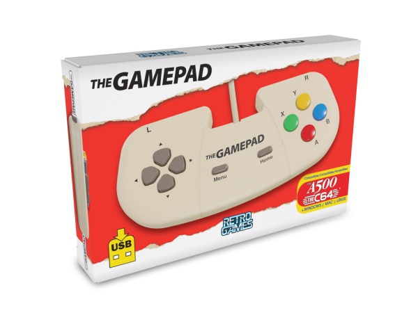 Retro Games - The A500 Mini Zubehör Mini Joypad *cream*