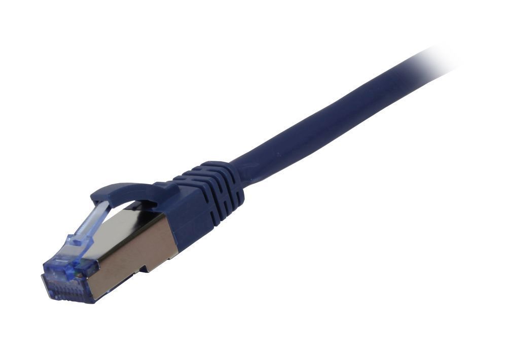 Kabel Patch-RJ45 S-STP(S/FTP) 500Mhz  5.0m CAT6A  *blau* Synergy21 AWG26